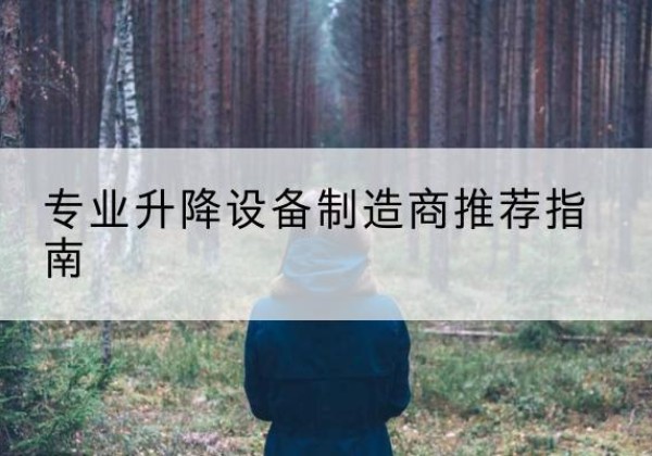 灌阳电动剪叉升降平台厂家-专业升降设备制造商推荐指南